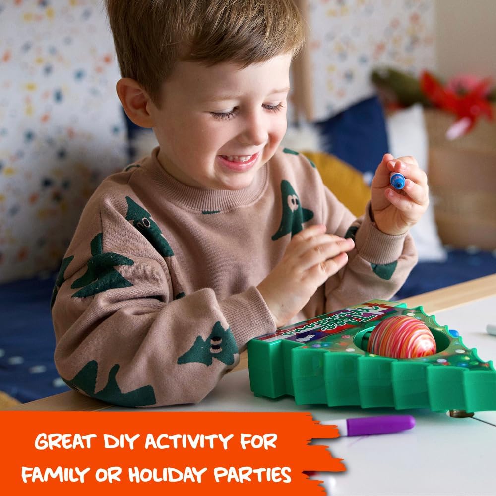 The MerryDIY Drawing Christmas Tree Decoration Ornaments Spinner